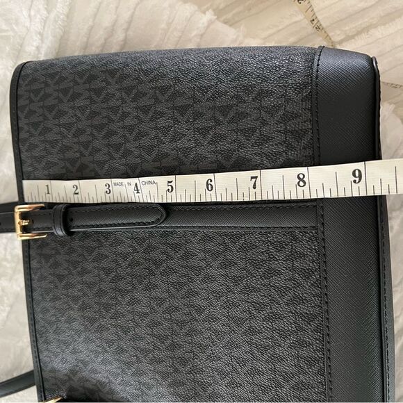 New with tags Michael Kors Jet Sest Travel Medium Double Pocket Tote black - Picture 6 of 9